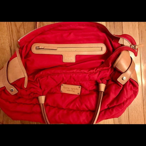 Kate Spade vintage red shoulder handbag - Picture 6 of 8